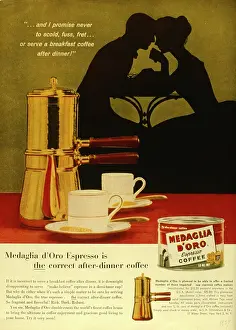 Correct: Advertisement for Medaglia d'Oro Espresso coffee