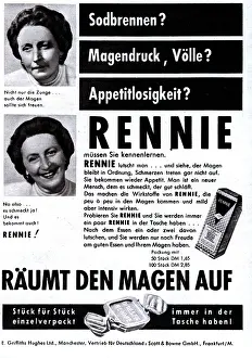 Rennie: advertising, medicine, Rennie, advertisement
