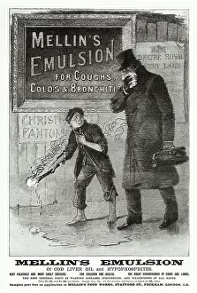 Smog: Advert for Mellin's Emulsion - for coughs 1895