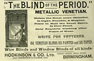 Blinds: Advertisement, Metallic Venetian Blinds