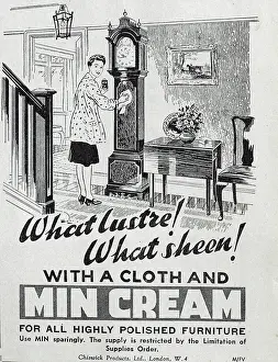 Advertizing: Advert for Min Cream Polish
