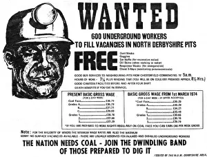 Mineworkers: Advertisement for Miners
