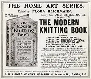 Etiquette: Advert for The Modern Knitting Book