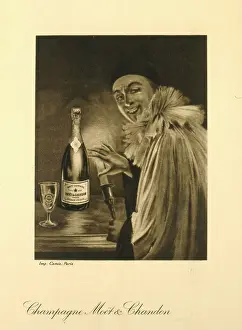 Pierrot: Advertisement for Moet & Chandon champagne