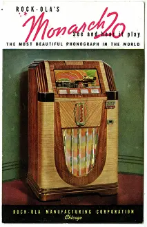 Phonograph: Advert, Monarch 20 jukebox