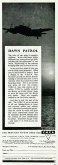 Snacks: Advert for money for the Y.M.C.A 1942