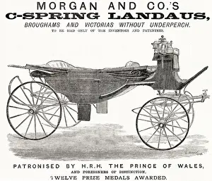 Co.s: Advert for Morgan and Co.'s - C-Spring Carriage 1882