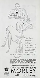 Advertizing: Advert for Morley Stockings