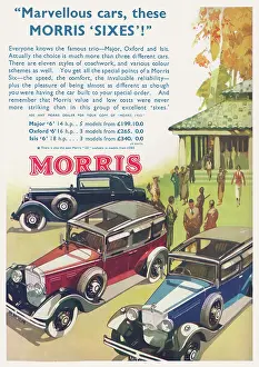 Sixes: Advertisement, Morris cars