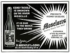 Covent: Advert, Moselaris sparkling natural table water