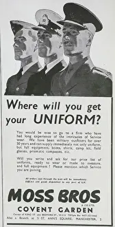 Outfitter: Advert for Moss Bros
