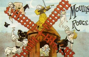 Moulin: Advertisement for the Moulin Rouge