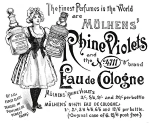 Perfume: An advert for Muhlen's perfumes