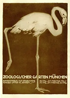 Zoos: Advertisement for the Munich Zoological Gardens