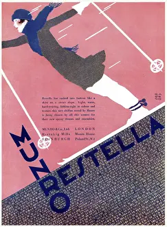 Munro: Advert for Munro fabrics 1930