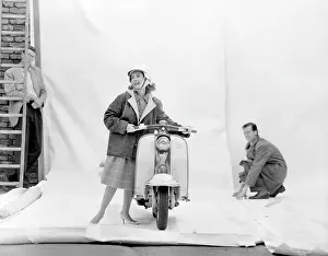 Lambretta: Advertisement for National Benzole petroleum