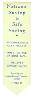 Trustee: Advertisement for National Savings