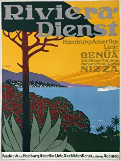 Sanremo: advertising, navigation, Germany, Hamburg America