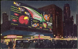 Wrigley: ADVERT/NEON SIGN 1941