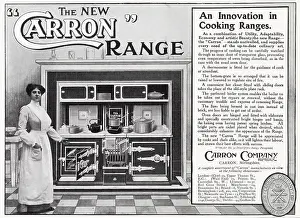 Grate: Advert for New Carron Company - Range 1910