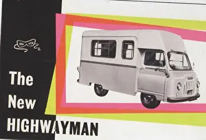 Motorhome: Advertisement for the new Highwayman caravan motorhome