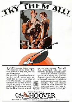 Housework: Advert, The New Hoover Vacuum Cleaner