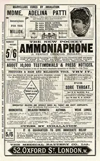 Inhaler: Advertisement - The new pocket Ammoniaphone