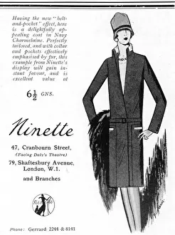 Ninette: Advert for Ninette, 1927