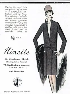 Appealing: Advert for Ninette, 1927