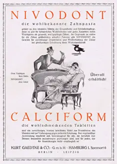 Weimer: Advert for Nivodont, the well-known toothpaste