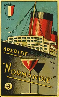 Retrograph: Advertisement for Normandie Aperitif