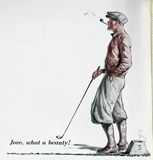Golfing: Advert for North British Golf Balls