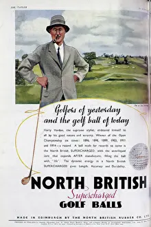 Totteridge: Advert for North British Supercharged Golf Balls