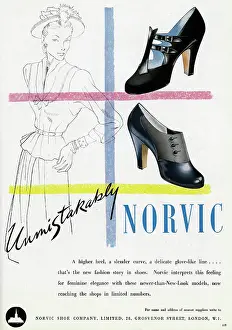 Howlett: Advert for Norvic shoes 1948