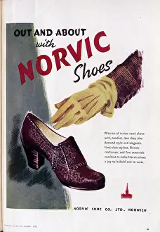 Advertizing: Advert for Norvic Shoes