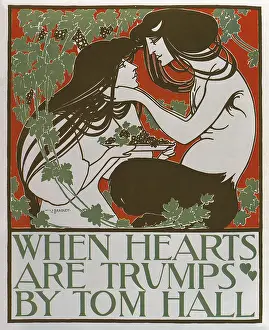 Modernismo: Advertisment of the novel When Hearts are Trumps