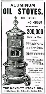 Nickel: Advert for Novelty Stoves Co. 1899