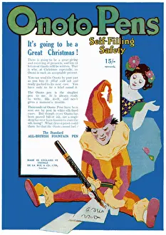 Pens: Advert for Onoto pens 1919
