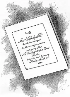 Selfridge: Advertisement for the opening of Selfridge's, 1909