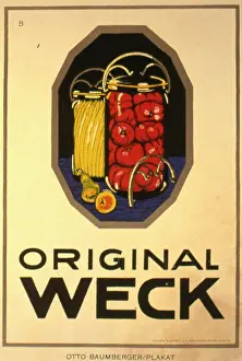 Tomatoes: Advertisement for Original Weck food containers