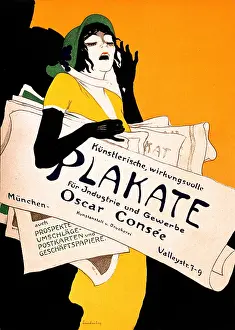 Printery: advertising, Oscar Cons?e arts institution and