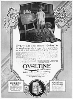 Malted: Advert for Ovaltine, 1925