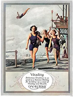 Stressing: Advert for Ovaltine, 1927