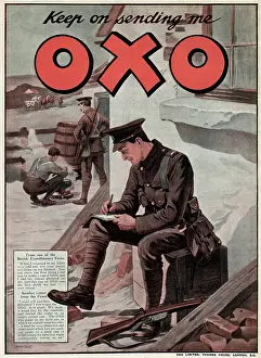 Cubes: Advert for Oxo in WWI