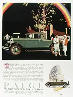 Dollars: Advertisement for the Paige motor car