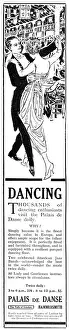 Dancefloor: Advertisement for the Palais de Danse, Hammersmith, 1919