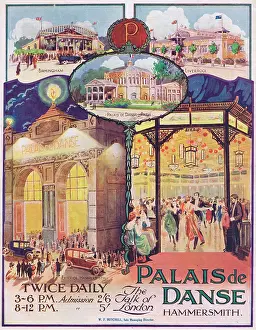 Venues: Advert for the Palais de Danse, Hammersmith, London, 1921