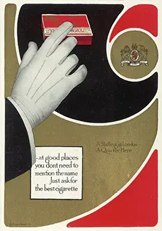 Cigs: Advert for Pall Mall cigarettes 1916