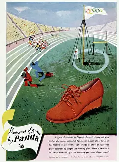 Wedge: Advert for Panda footware 1948
