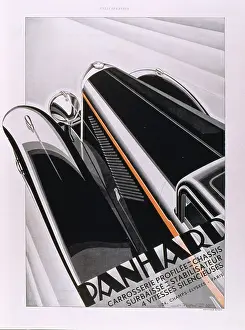 Elysees: Advertisement for Panhard cars